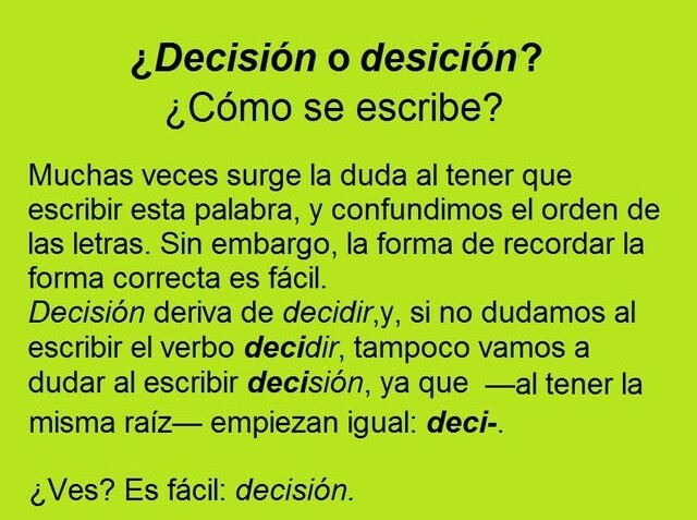 decision
